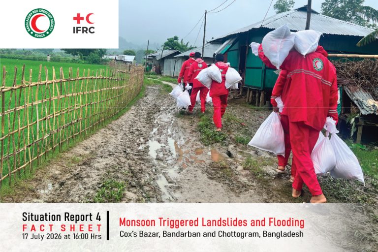 Sitiation Report-4: Monsoon Triggered Rain Fall & Land Slide